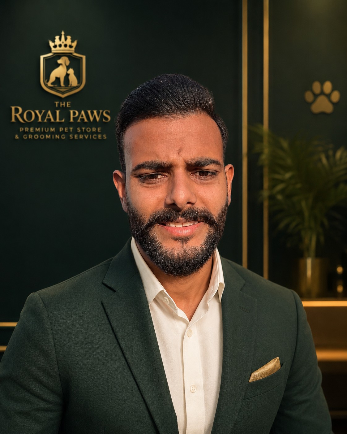 Abhishek Goyal, owner of The Royal Paws in Bathinda