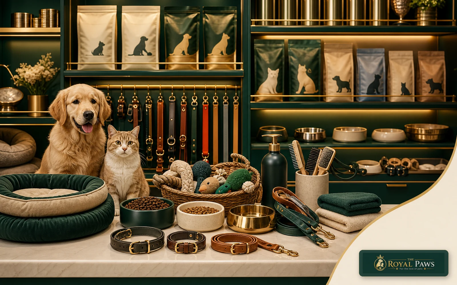 Premium pet food, toys, collars, bowls, and accessories at The Royal Paws