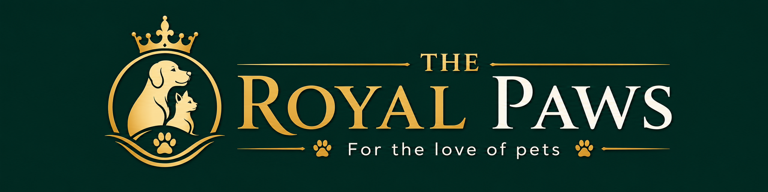 The Royal Paws logo